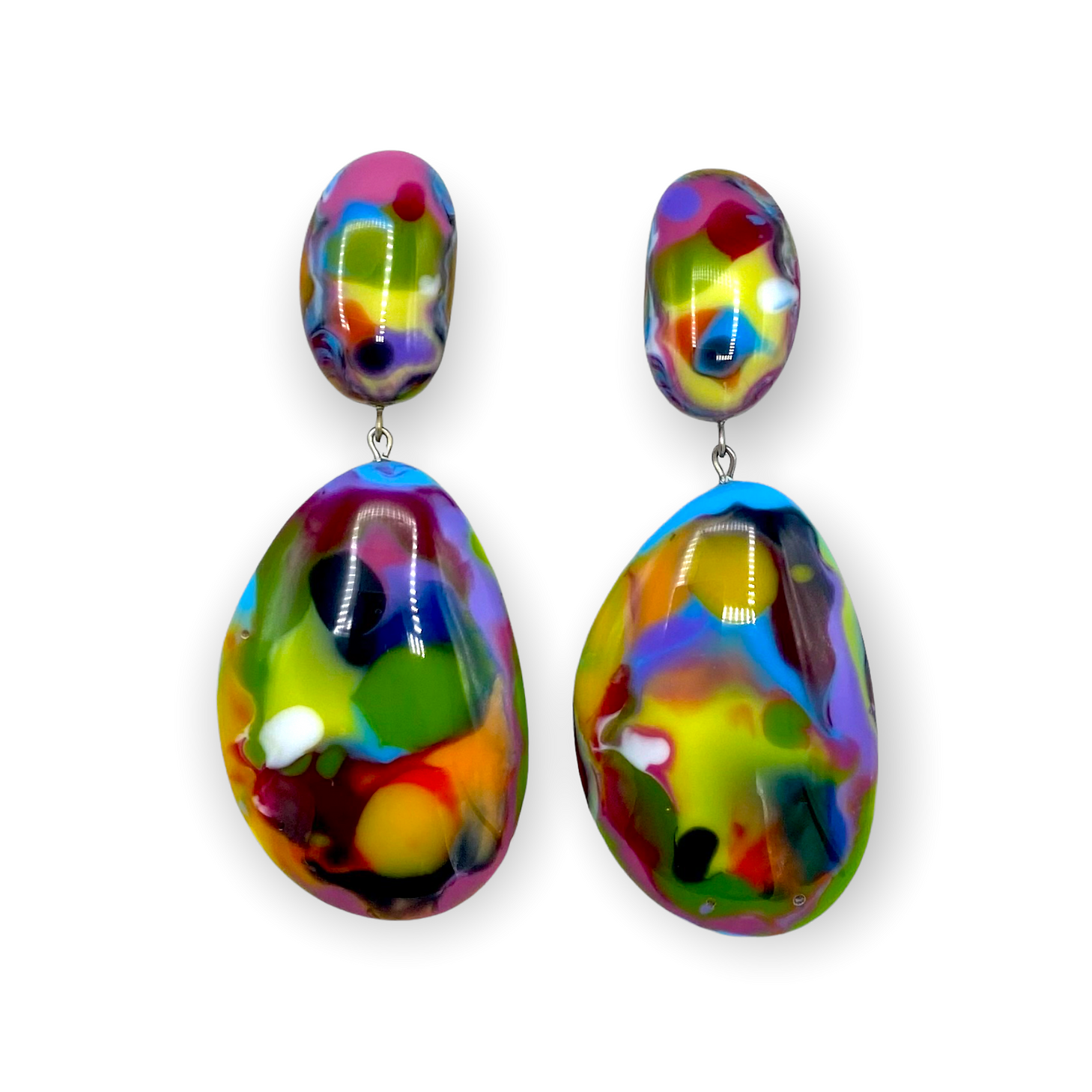 Brazilian Large Drop Earrings - Chrysler Museum Shop