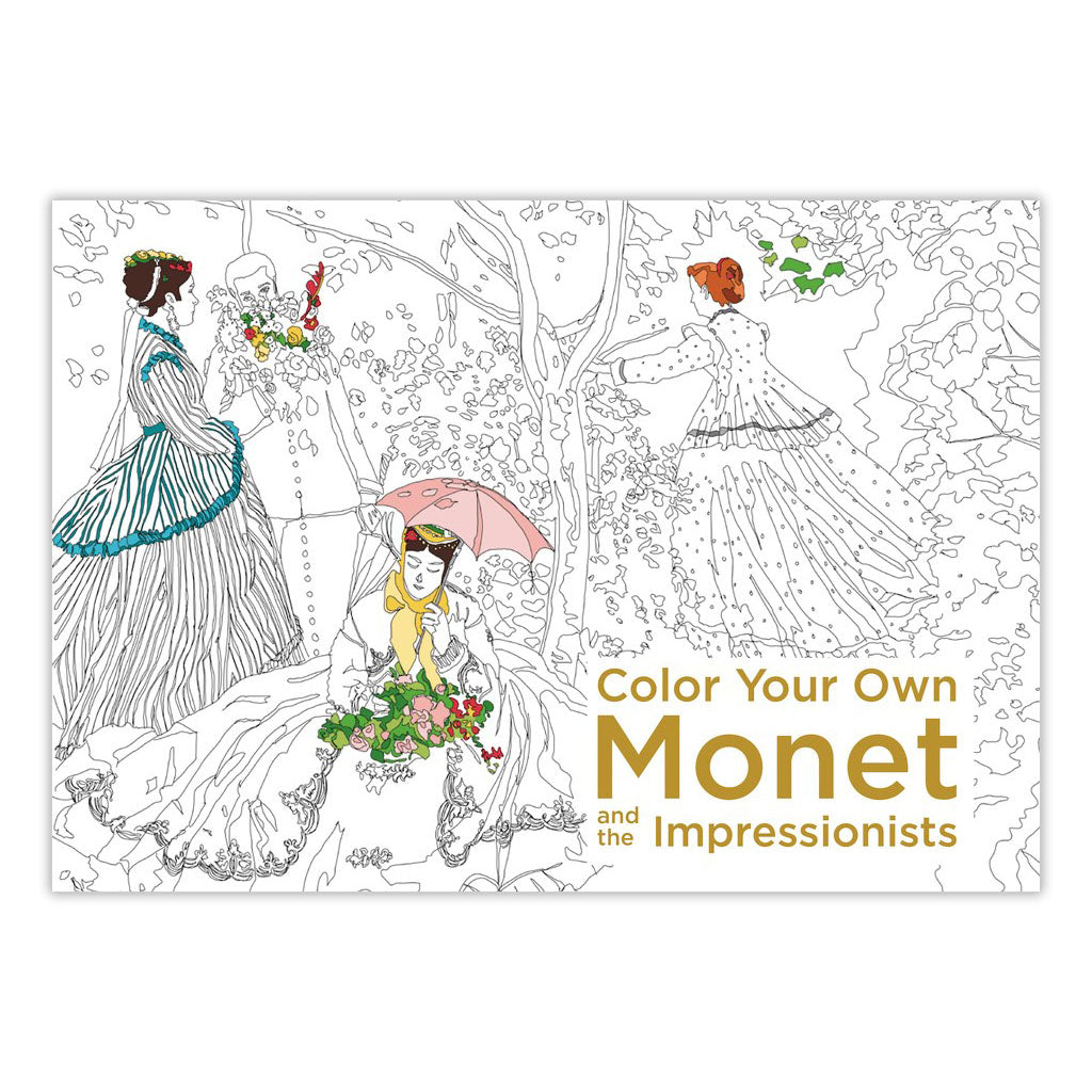 Colorea tu propio Monet y los impresionistas: un libro para colorear