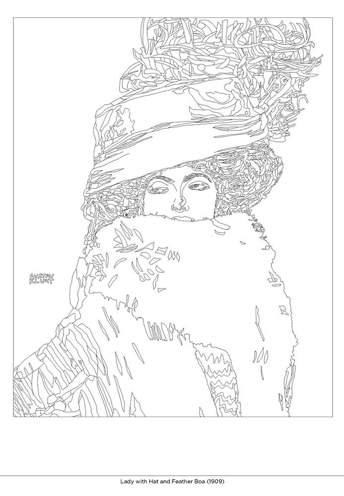 Colorea tu propio Klimt: un libro para colorear