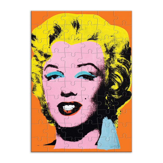 Andy Warhols Marilyn-Grußkarten-Puzzle