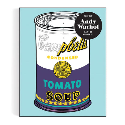 Andy Warhol Soup Can Paint-By-Numbers Kit