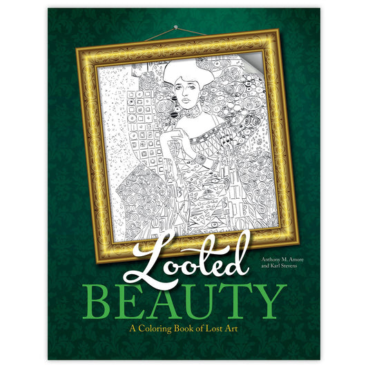 Belleza saqueada: un libro para colorear de arte perdido