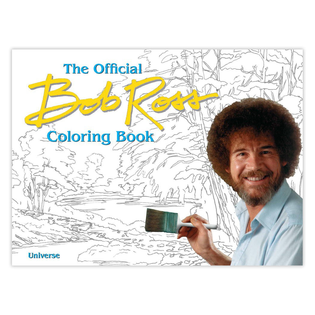 The Official Bob Ross Coloring Book