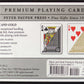 Premium-Spielkartendecks in Schwarz und Gold