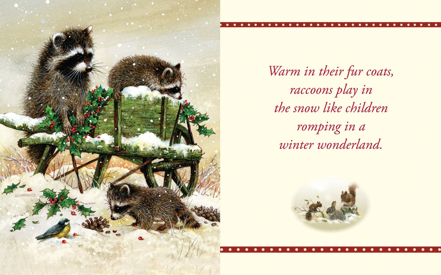 Ein warmes und verschwommenes Weihnachts-Minibuch