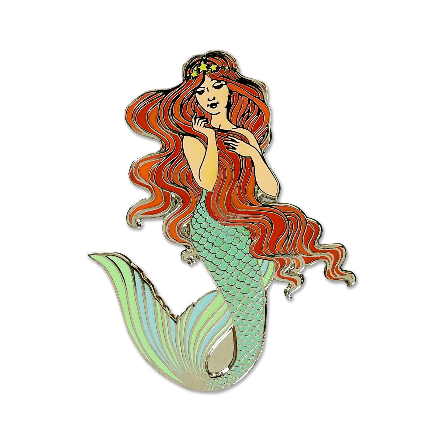 Mermaid Enamel Pin - Chrysler Museum Shop