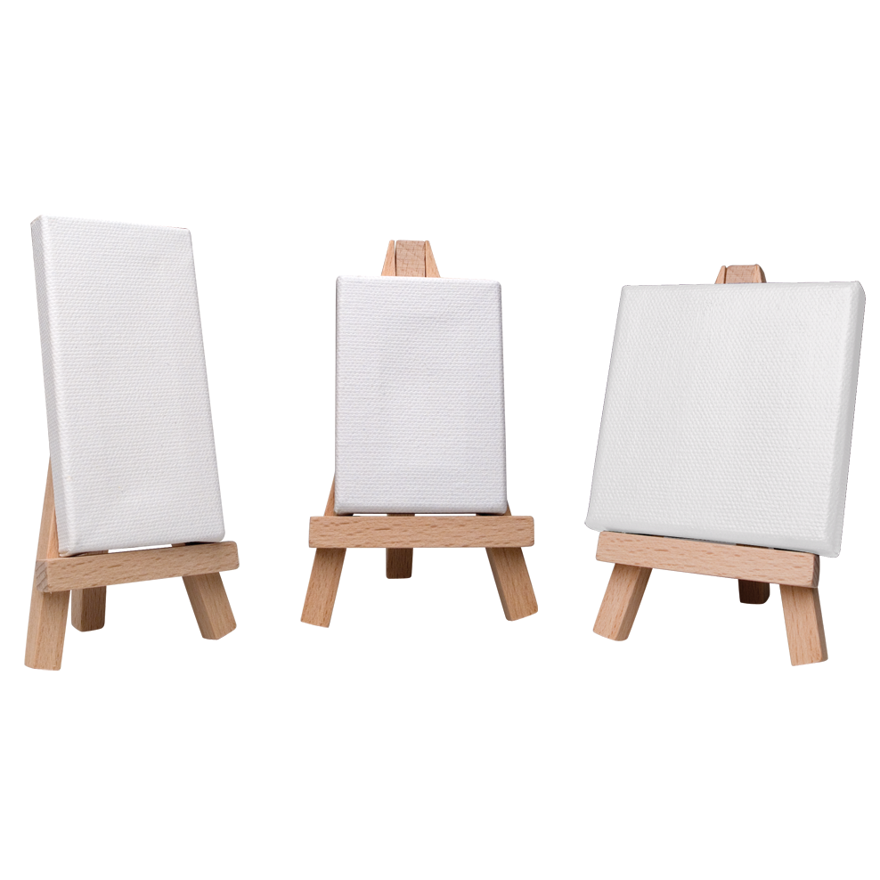 Wooden Mini Easel Stands Set Of 10