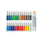 Juego de pintura acrílica económica de 24 colores