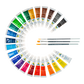 Economy-grade Watercolor Paint Set of 24 colors