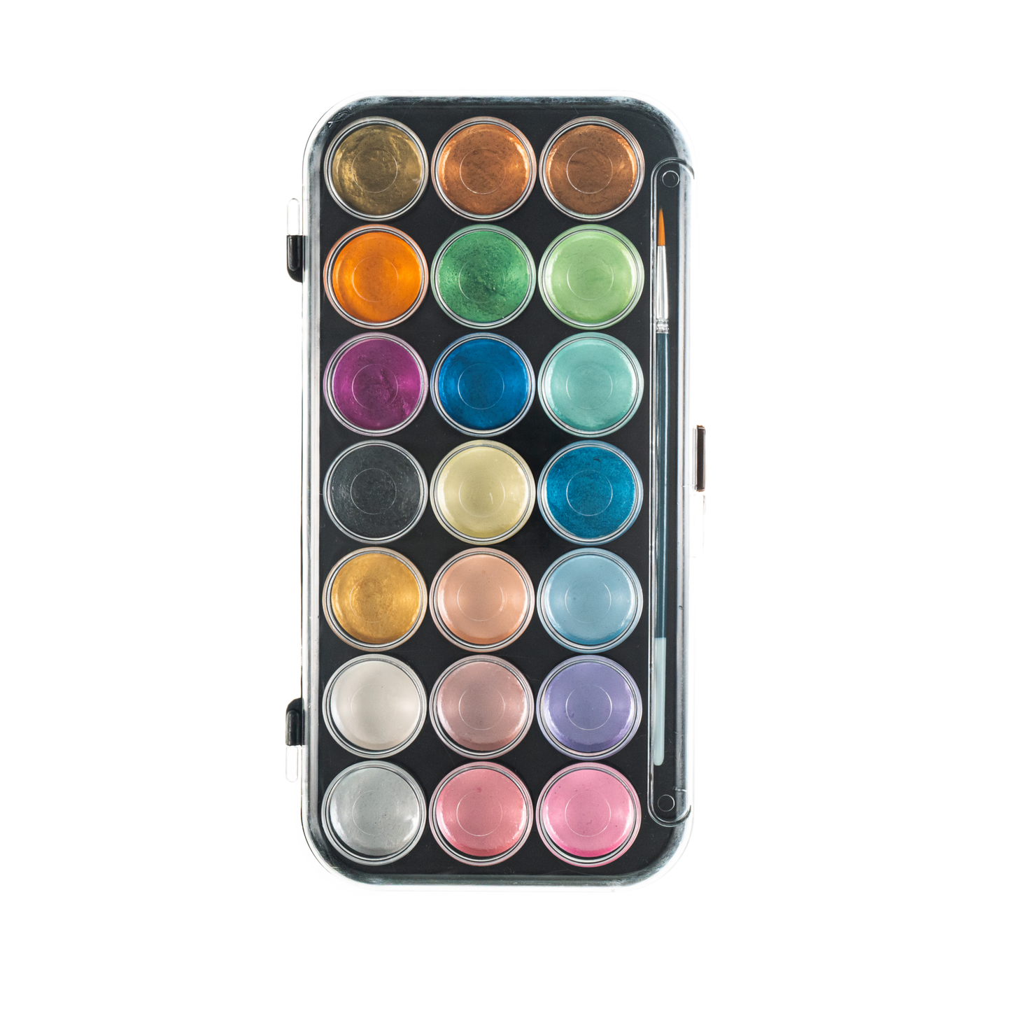 Pearlescent Watercolor & Brush Set 21 Colors