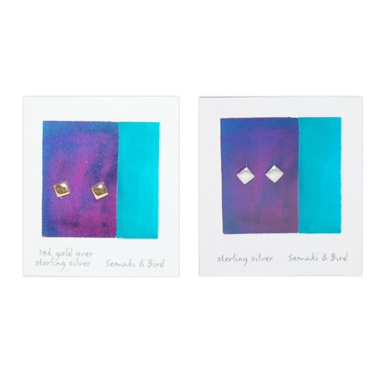 Abstract Earrings - Square