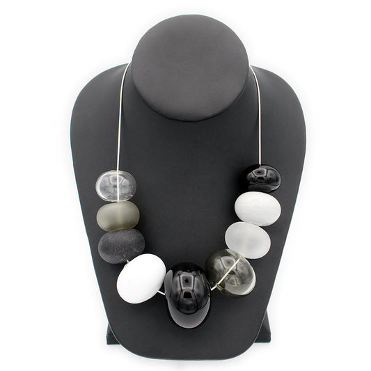 Black & White Bubble Necklace - Chrysler Museum Shop