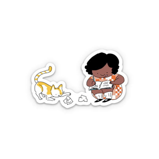 Young Alma Shaped Stickers - Chrysler Museum Shop