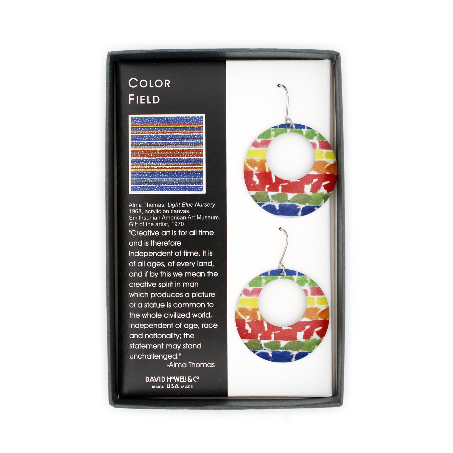 Color Field Earrings - Chrysler Museum Shop