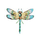 Aqua Dragonfly Embroidered Brooch - Chrysler Museum Shop