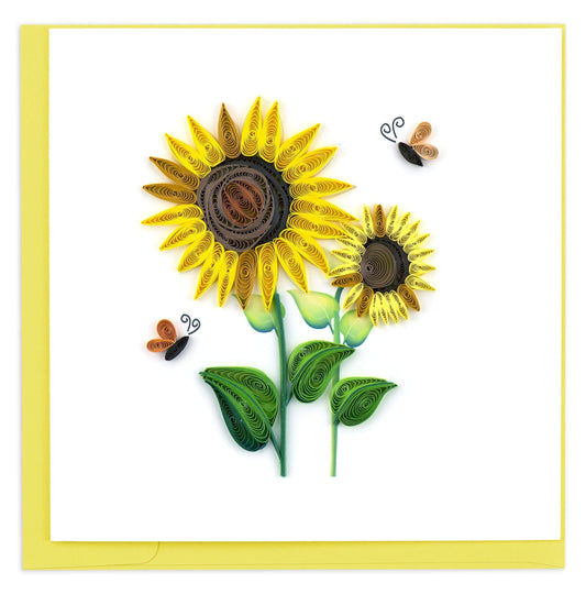 Quilled Sunflower Blank Card