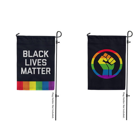Black Lives Matter + Pride Garden Flags - Chrysler Museum Shop