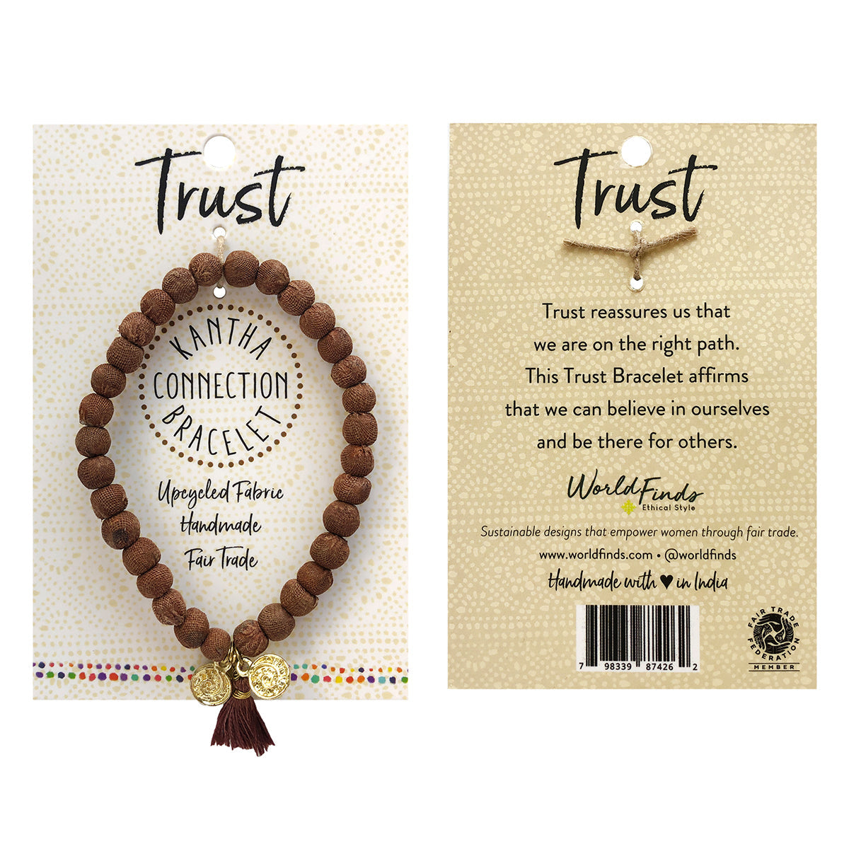 Kantha Connection Bracelet: Trust