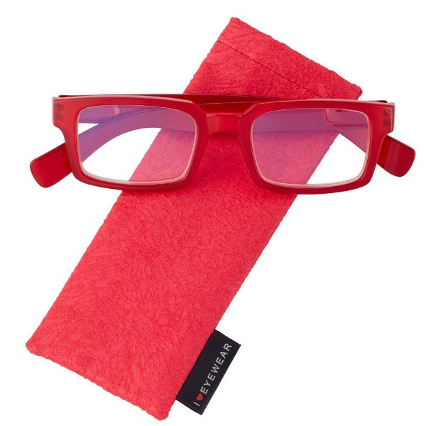Bronx Red Reading Glasses