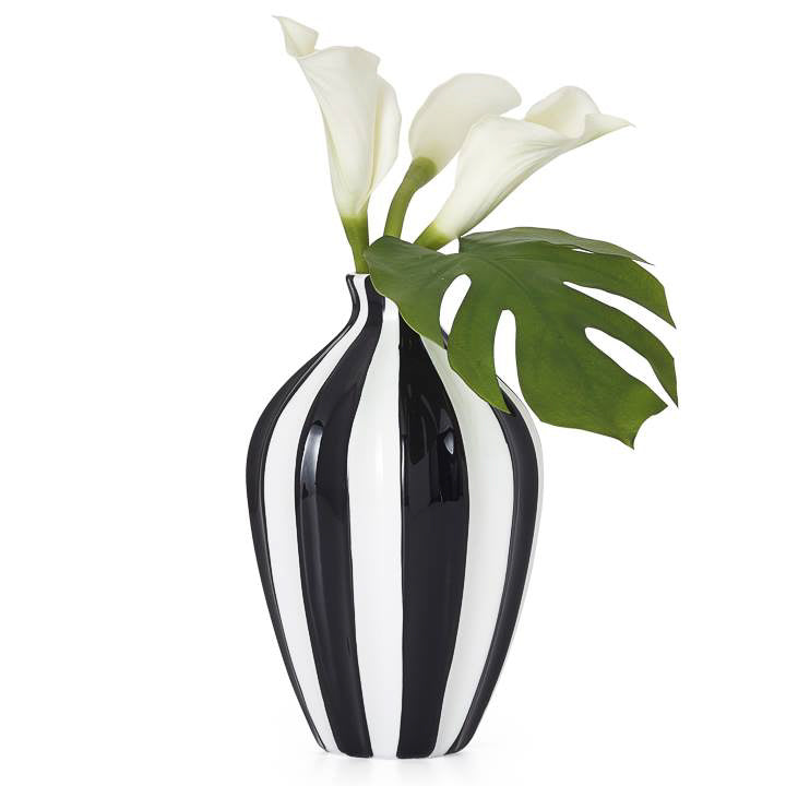 Black Band Vase