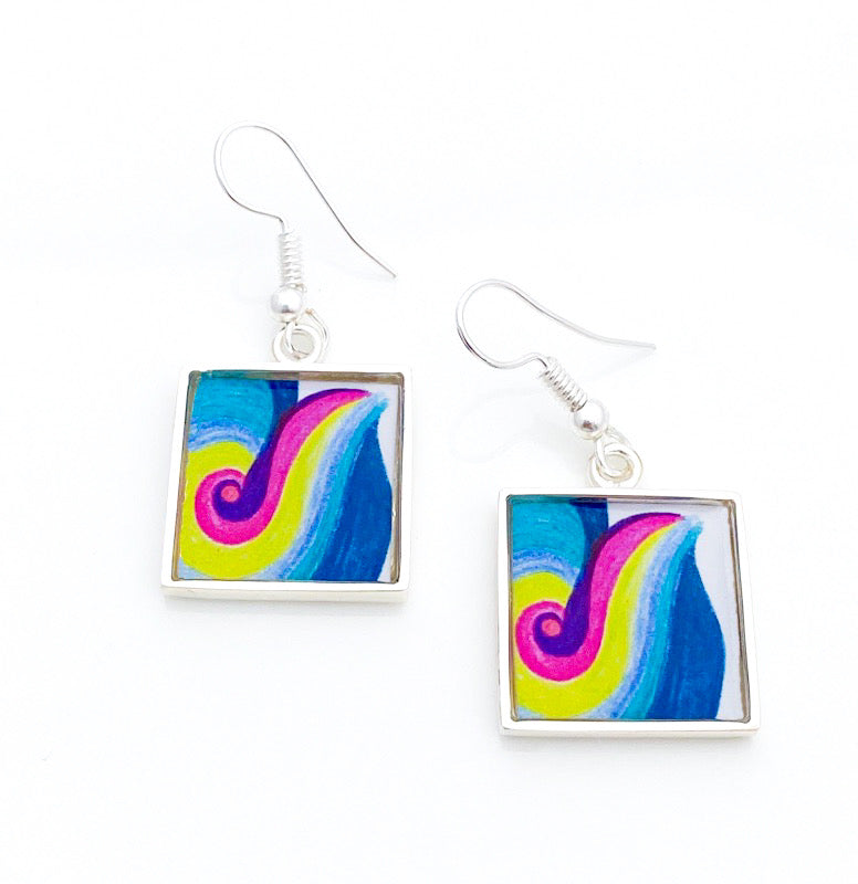 Earrings Made With Your Art