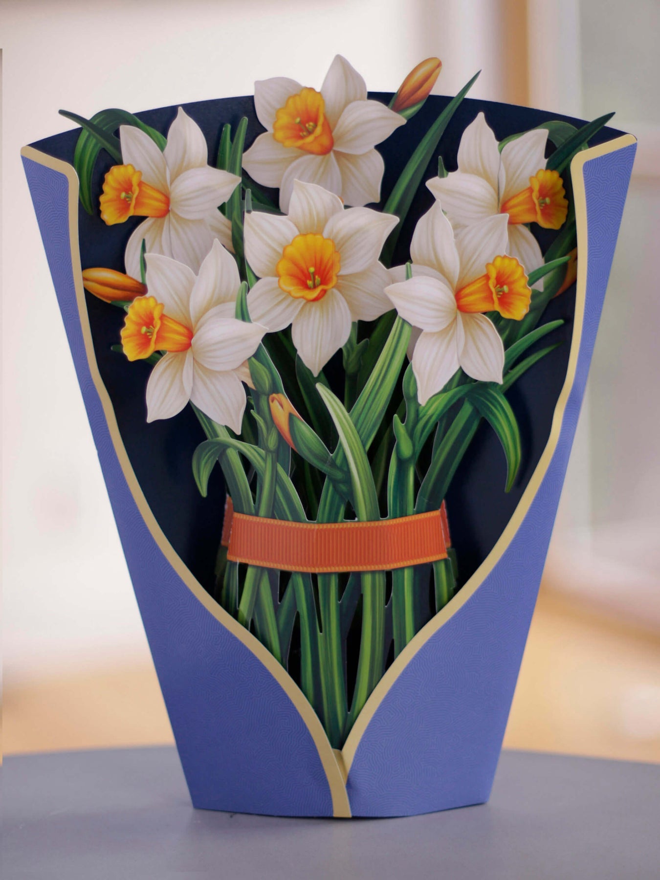 Daffodils Pop-up Paper Bouquet
