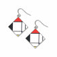 Piet Mondrian Lozenge Earrings - Chrysler Museum of Art Shop