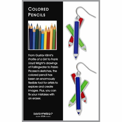 Colored Pencils Earrings