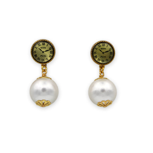 Pearl Earrings: "Time Will Tell"