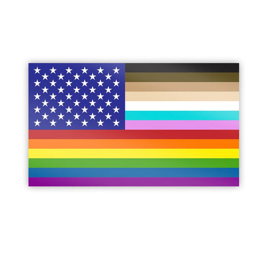 For All US Flag Sticker - Chrysler Museum Shop