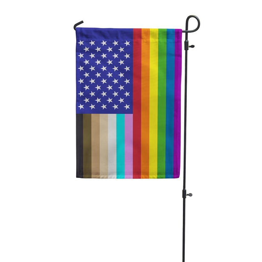 Para toda la bandera de jardín de EE. UU.