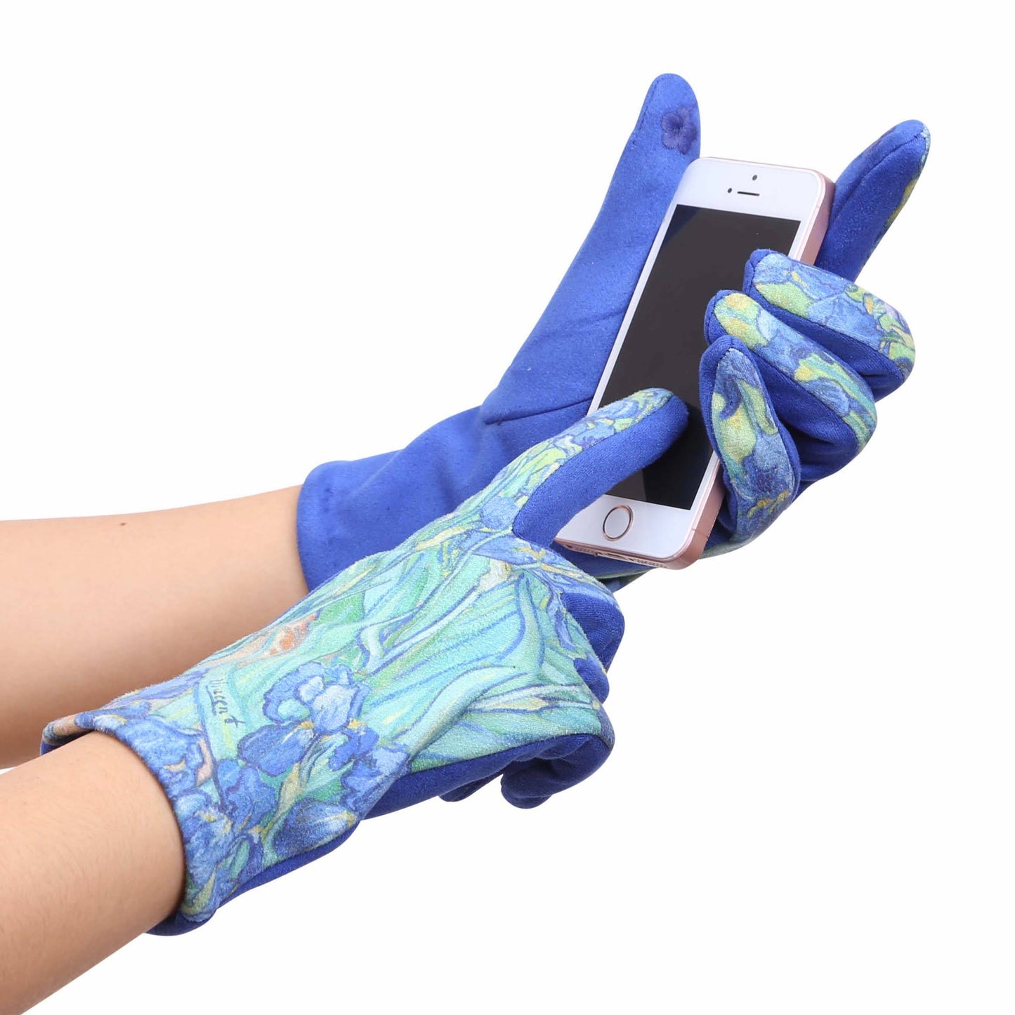 Van Gogh "Irises" Touch Screen Gloves
