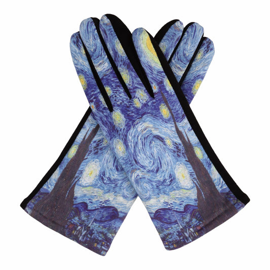 Van Gogh "Sternennacht" Touchscreen-Handschuhe