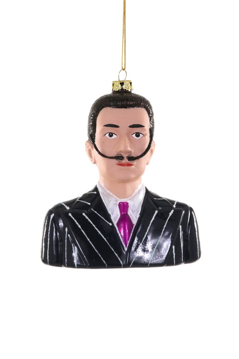 Blown Glass Ornament: Salvador Dalí
