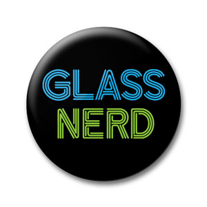 Glass Nerd Button - Chrysler Museum Shop