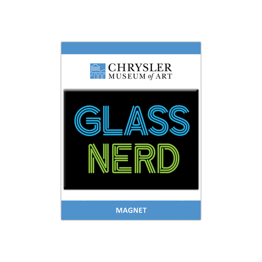 Nerd-Magnet aus Glas