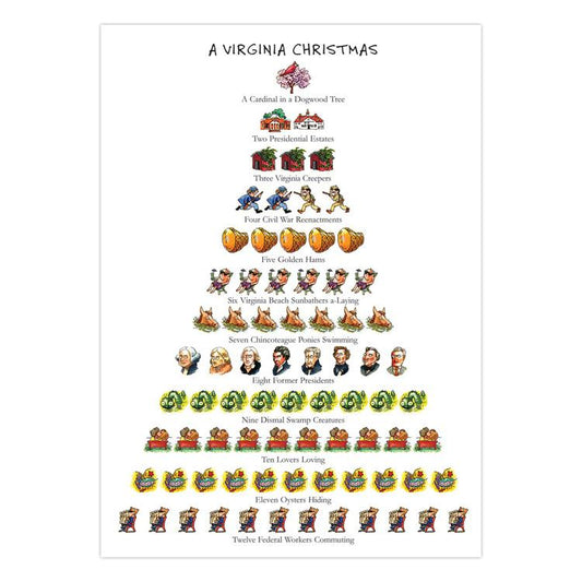 Ein Virginia-Weihnachtskarten