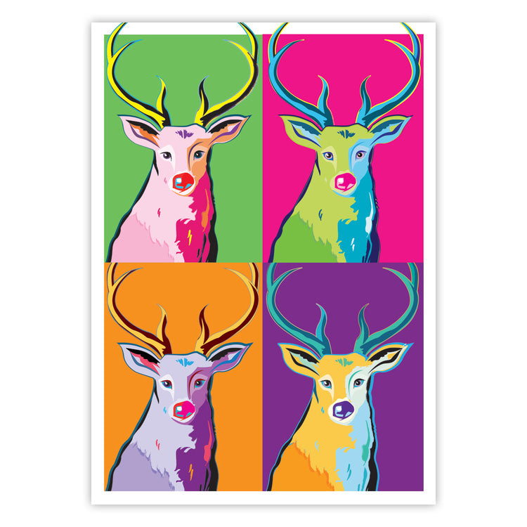 Pop Art Rudolph Cards