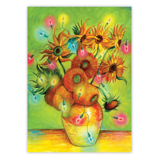 Sunflower Lights Holiday Cards