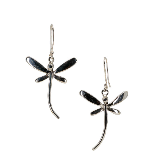 Sterling Silver Dragonfly Earrings - Chrysler Museum Shop