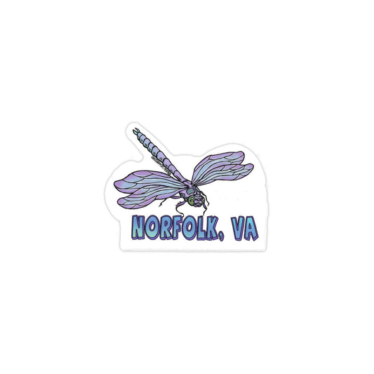 Norfolk Dragonfly Vinyl Sticker