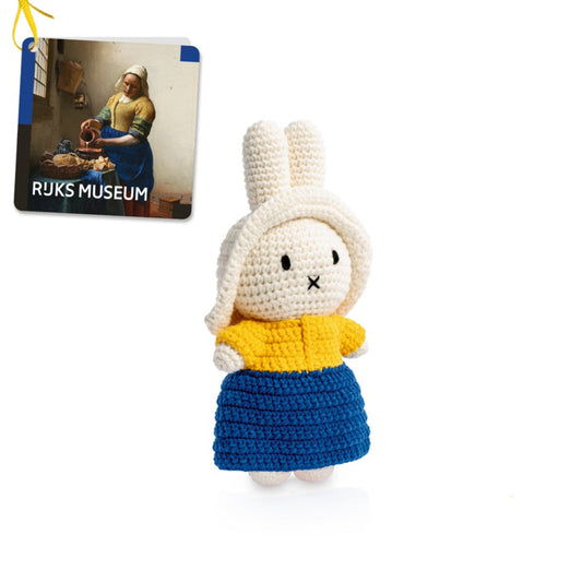 Miffy Handmade Knit Doll with Vermeer-Inspired Dress - Chrysler Museum Shop