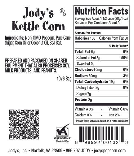 Gourmet Kettle Corn Popcorn