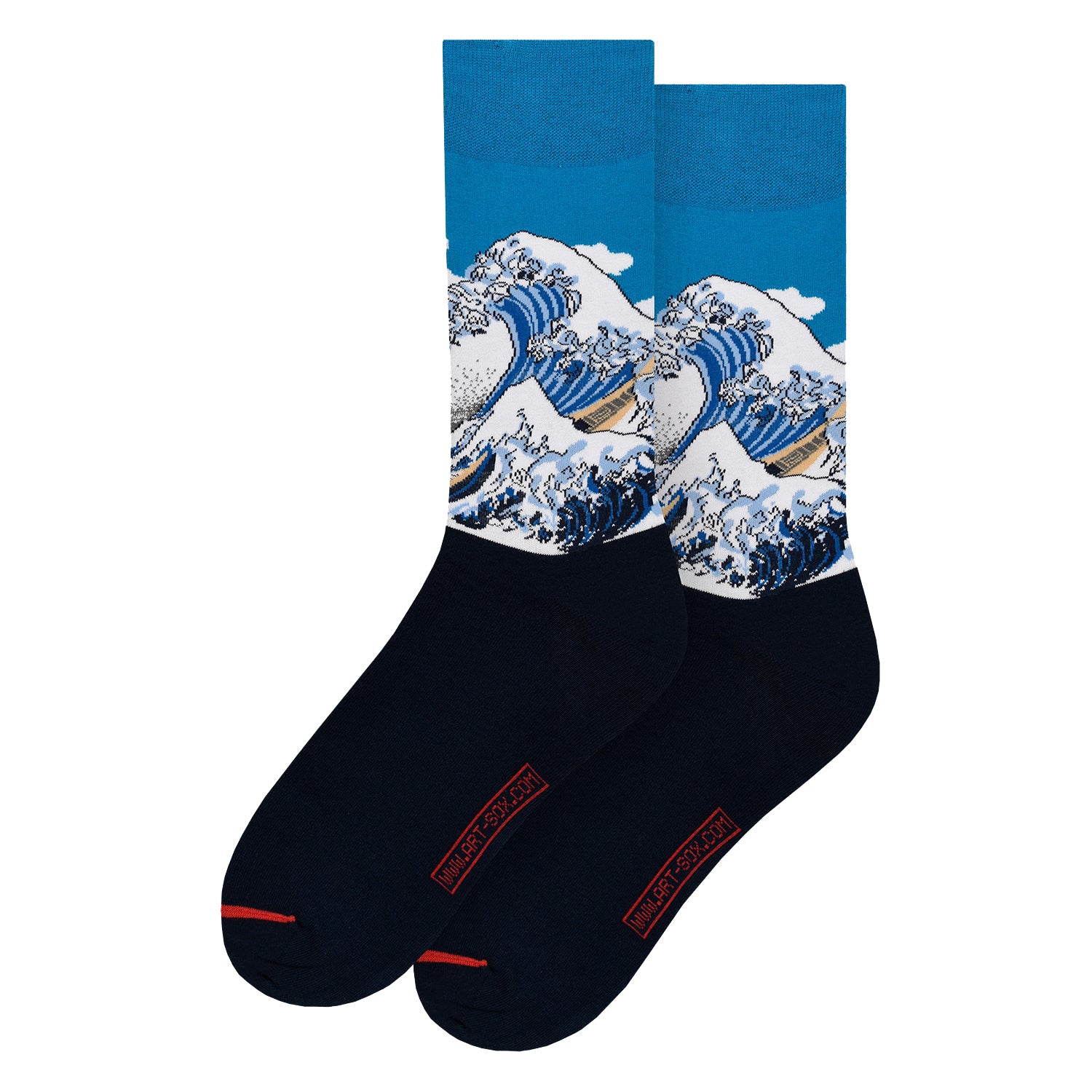 Hokusai's Great Wave Socks - Chrysler Museum Shop