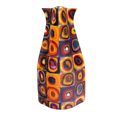 Kandinsky "Squares and Concentric Circles" Expandable Vase