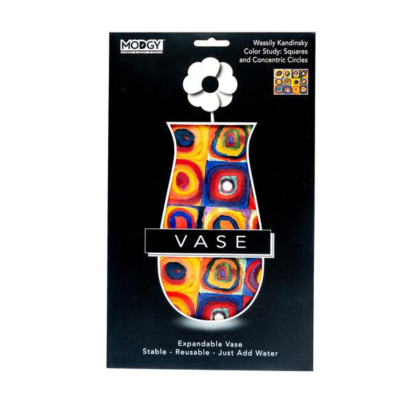 Kandinsky "Quadrate und konzentrische Kreise" Erweiterbare Vase