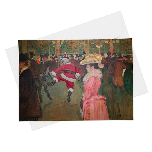 Santa at the Moulin Rouge Holiday Card - Chrysler Museum Shop