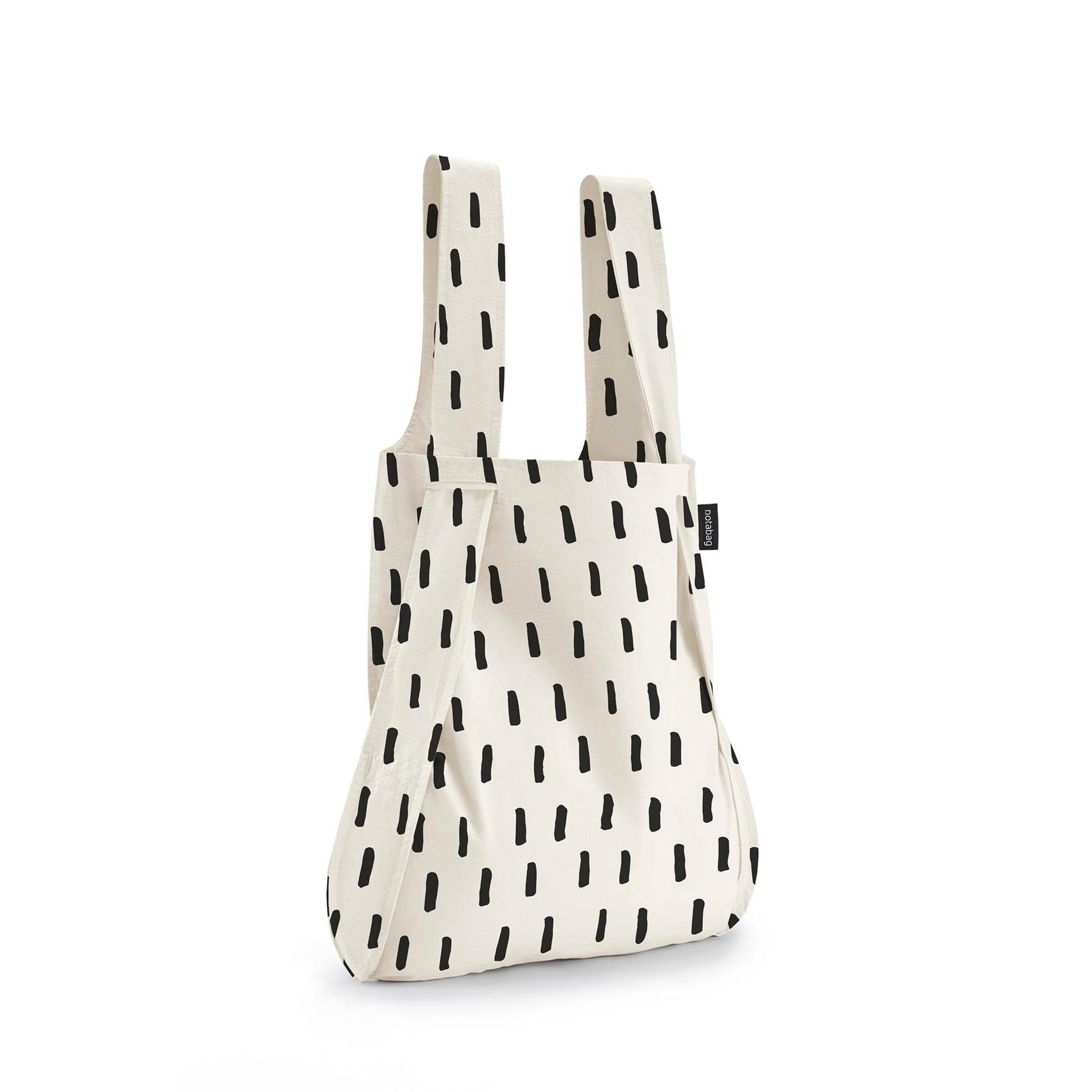 Notabag Convertible Tote: Black Brush Design – Chrysler Museum of Art