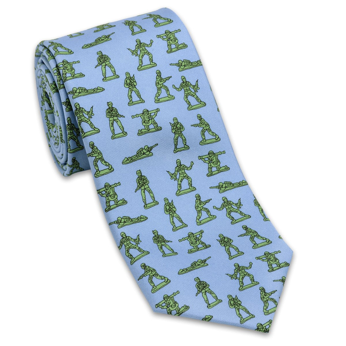 Plastic Soldiers Silk Necktie