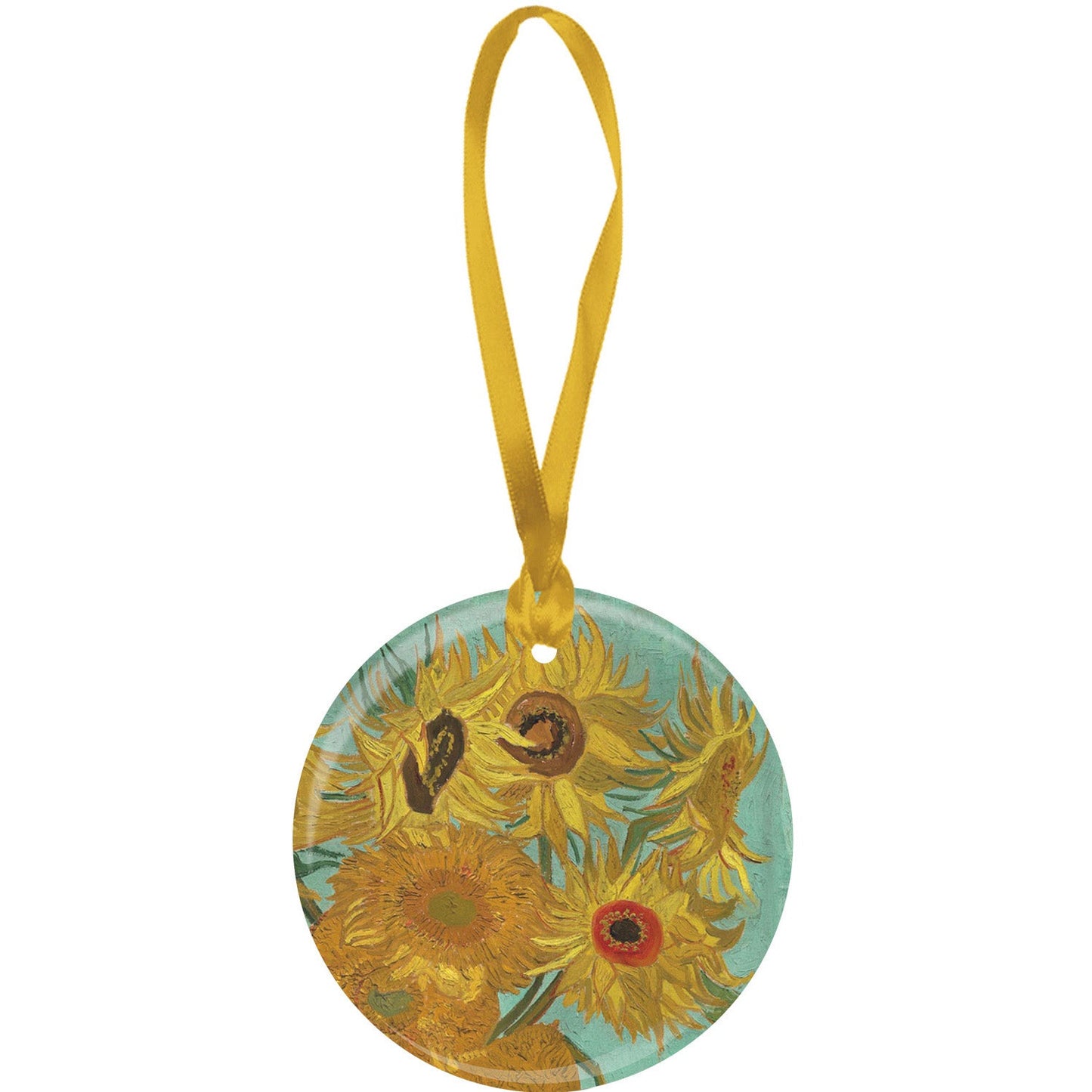 Van Gogh's "Sunflowers" Porcelain Ornament